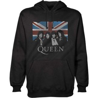 Queen vintage union jack Hooded sweater