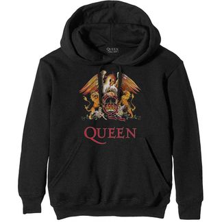 Queen classic crest Hooded sweater (blk)