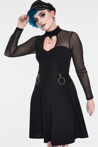 Little black choker dress