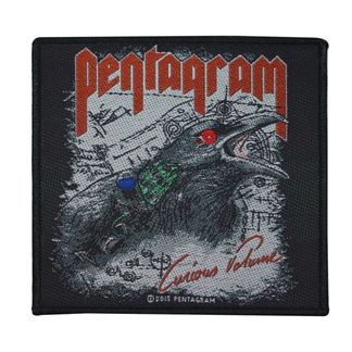 Pentagram curious volume woven patch