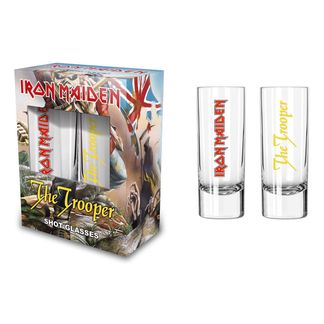 Iron maiden The Trooper Shot glasses