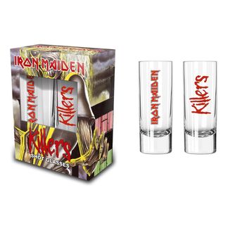 Iron maiden killers Printed shot glass (6cl) Dishwasher safe Licensed Metal merch