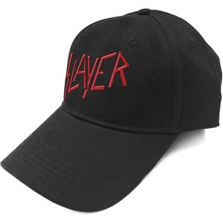 Slayer,zwarte baseball cap, met 3D geborduurd logo.