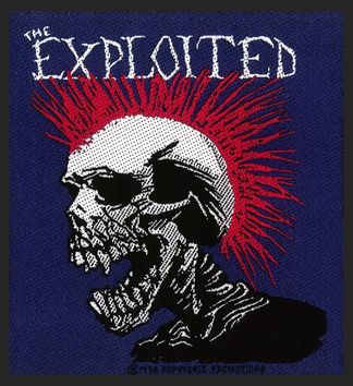 The Exploited ‘Mohican Multicolour’ Woven Patch