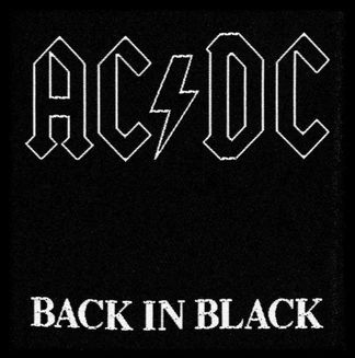 AC/DC ‘Back in Black’ Woven Patch