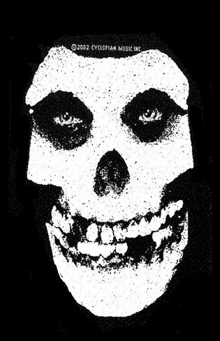 Misfits ‘White Skull’ Woven Patch