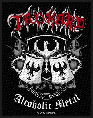 Tankard ‘Alcoholic Metal’ Woven Patch