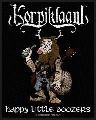 Korpiklaani ‘Happy Little Boozer’ Woven Patch