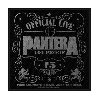 Pantera 101 proof woven patch