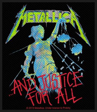 Metallica ‘And Justice For All’ Woven Patch