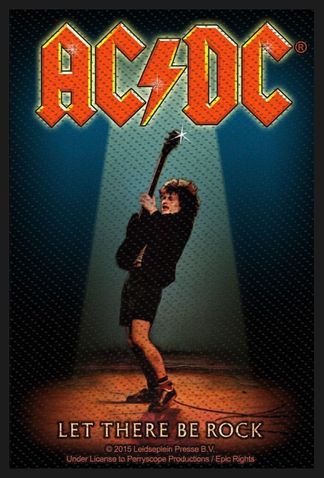 AC/DC ‘Let There Be Rock’ Woven Patch