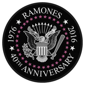 Ramones ’40th Anniversary’ Woven Patch *