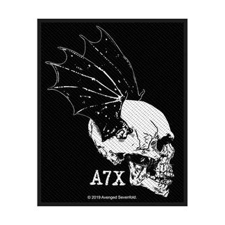 Avenged sevenfold skull profile woven patch