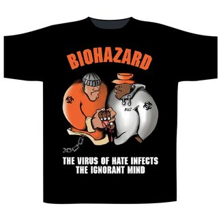 Biohazard The virus of hate T-shirt
