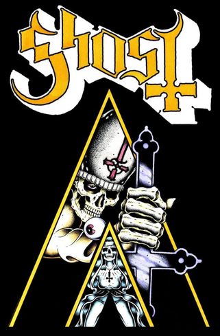 Ghost ‘Clockwork Ghost’ Textile Poster