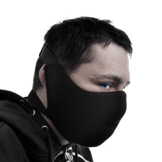 V mask black