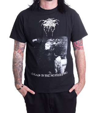 Darkthrone Shortsleeve T-Shirt A Blaze In THe Northern Sky
