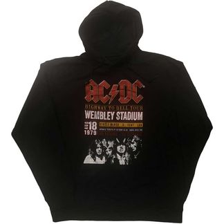 AC/DC hooded sweater titel wembley 79.