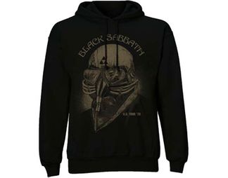 Black sabbath sweater met rits & capuchon tour 1978 met back print
