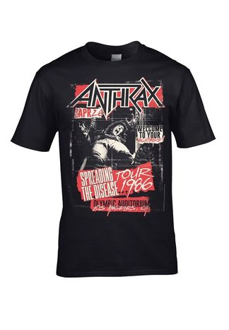 Anthrax Spreading the disease T-shirt