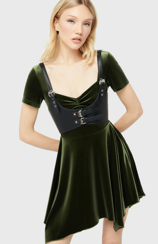 Killstar Auralift jurk (groen)