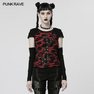 Punk girl top met sleeves
