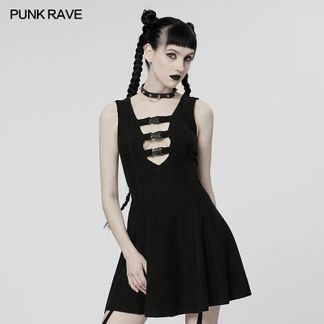 cyberpunk sleeveless jurk