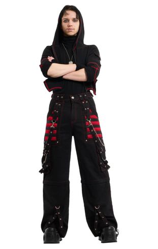 Red mesh broek