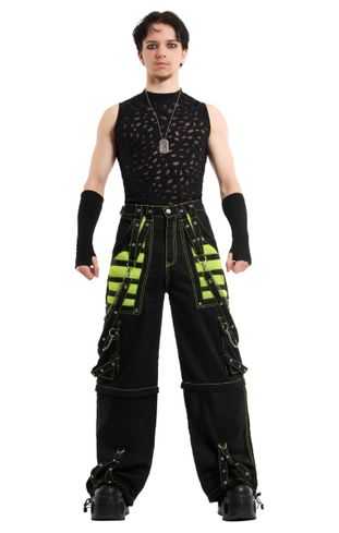 Neon mesh broek