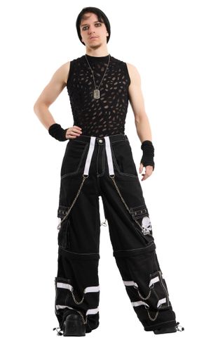 White skull trouser