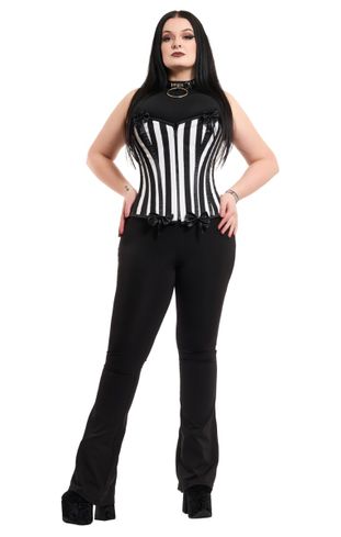 Daisy bovenborst korset thick white stripe