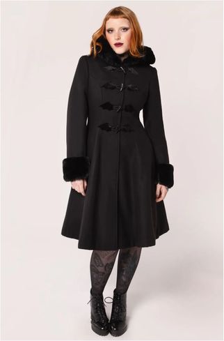 Hell bunny Batilda winterjas/mantel