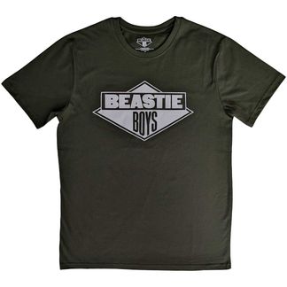 Beastie boys black&white logo T-shirt (groen)