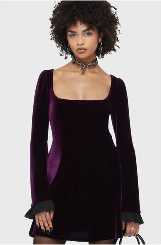 Killstar Beatrix dress (Purple)