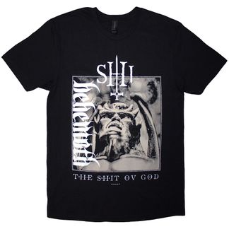 Behemoth The shit ov god vertical logo cover T-shirt (front+backprint)