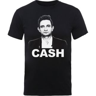 Johnny cash T-shirt,straight stare
