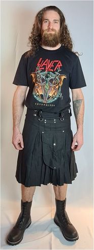 Kilt black metal & goth men