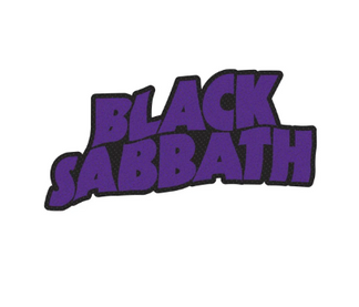 Black sabbath logo cut out patch