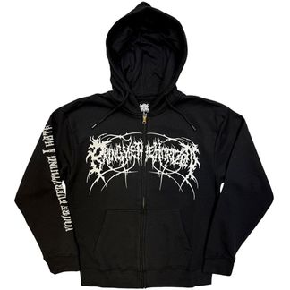 Bring Me The Horizon Unisex Zipped Hoodie Metal Logo Genxsis (Black) (Back Print)