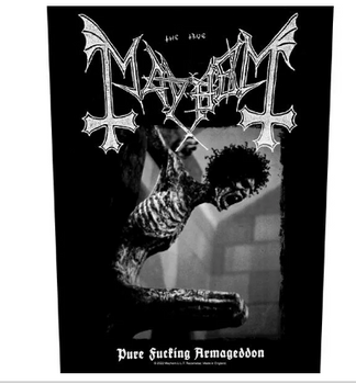 Mayhem pure fucking armageddon Back patch