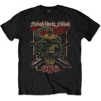 BLACK SABBATH UNISEX TEE: BLOODY SABBATH 666