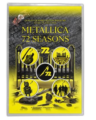 Metallica 72 seasons button 5 pack