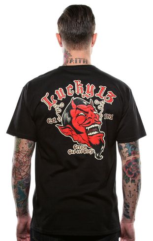 Lucky13 Grease Gas & Glory T-shirt