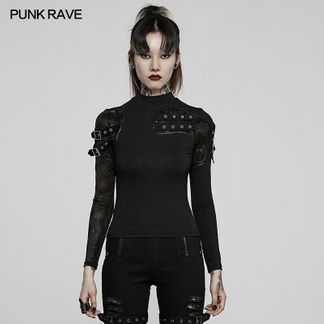 Punk rave collar top