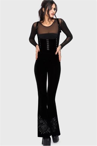 Chapel Blessing Velvet Underbust Corset Top