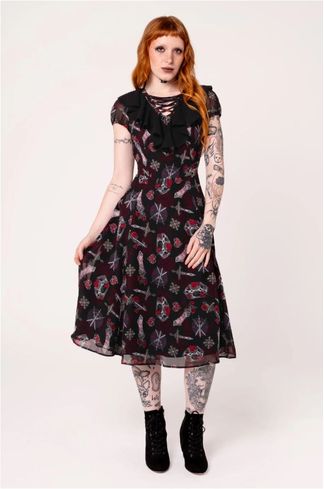 Clarimond jurk Hell bunny