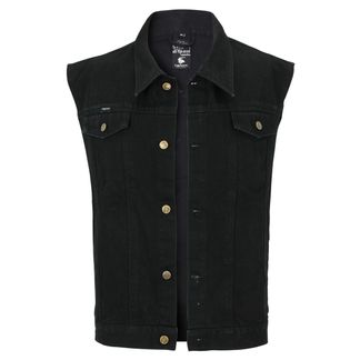 Black classic denim vest