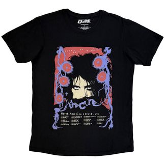 The Cure Unisex Premium Carbon T-Shirt North American Tour 23 Poster (Black)