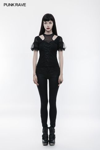 Black Dahlia Gothic Top
