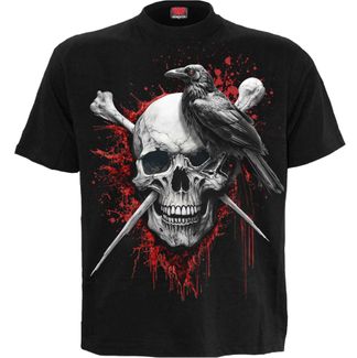 Death raven T-shirt Spiral